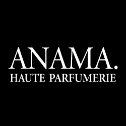 Logo de Anama Haute Parfumerie, boutique de parfums, créé par Johan de JSP Graphiste, graphiste et illustrateur Freelance dans le Pays de Gex ou en Franche-Comté